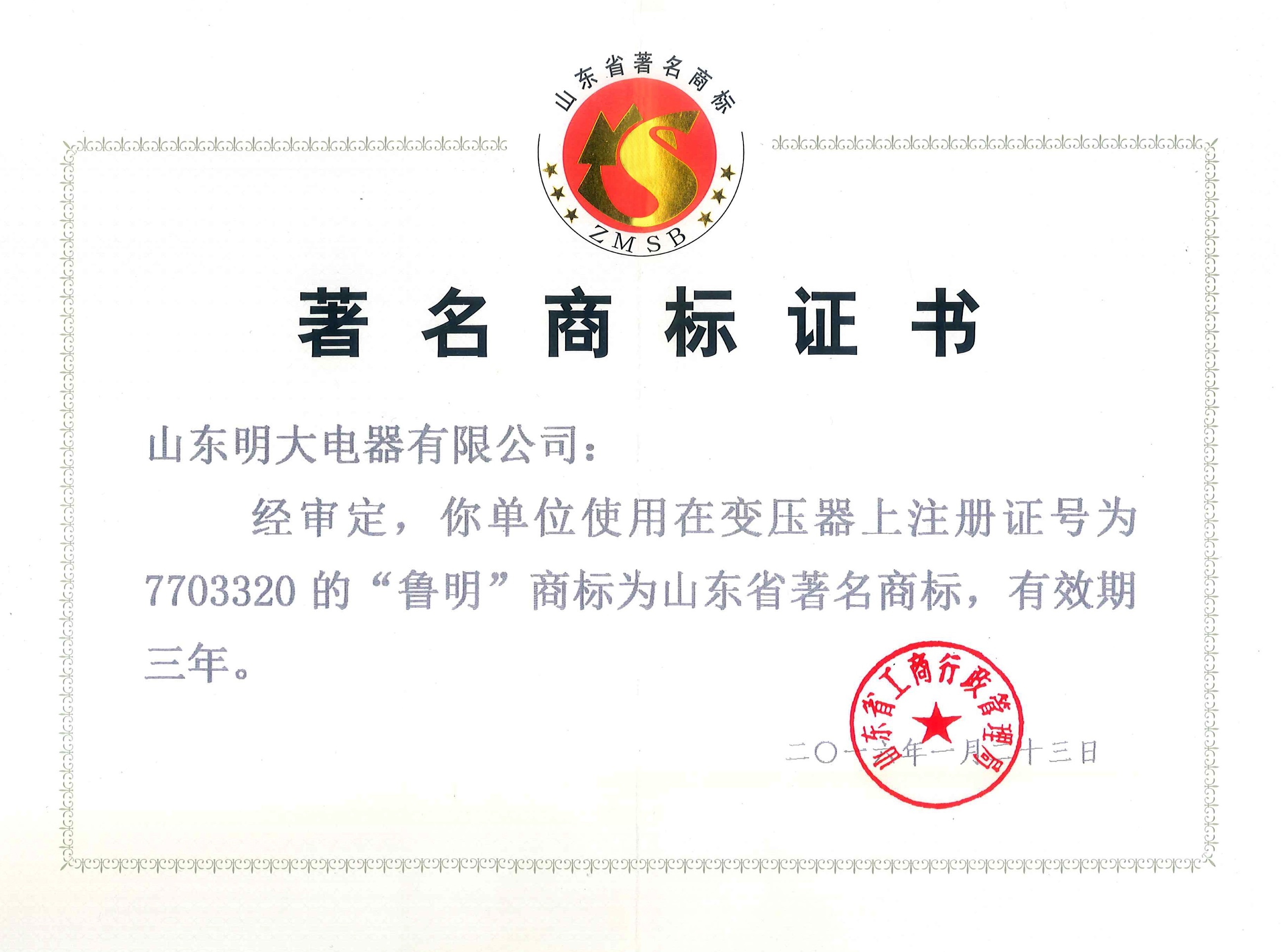 著名商标